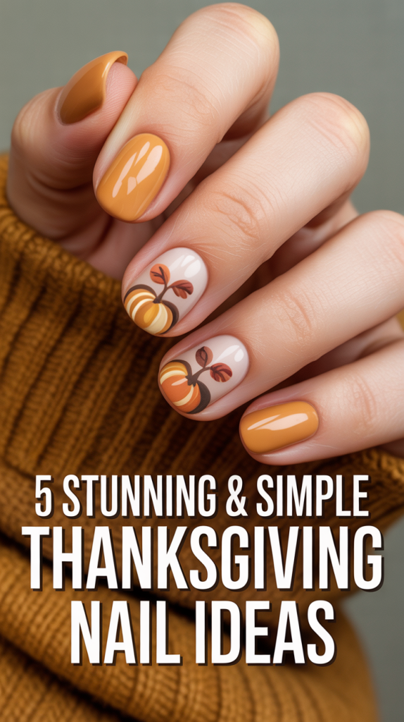 Thanksgiving nails ideas