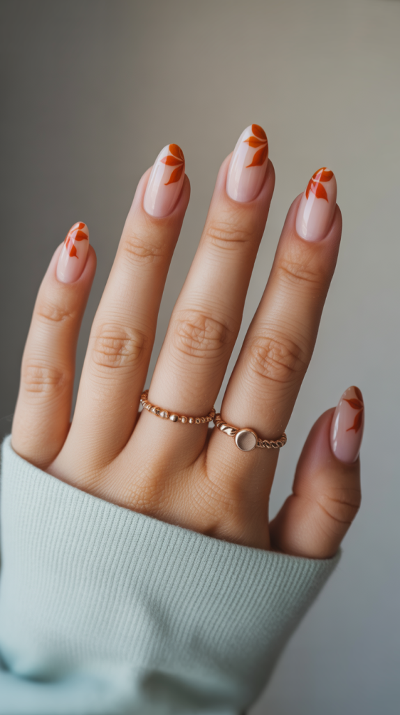 Thanksgiving nails ideas short