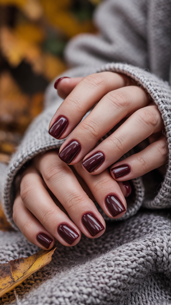 Thanksgiving nails short