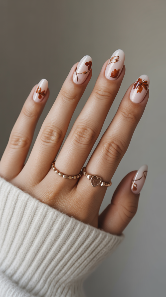 classy thanksgiving nails 2