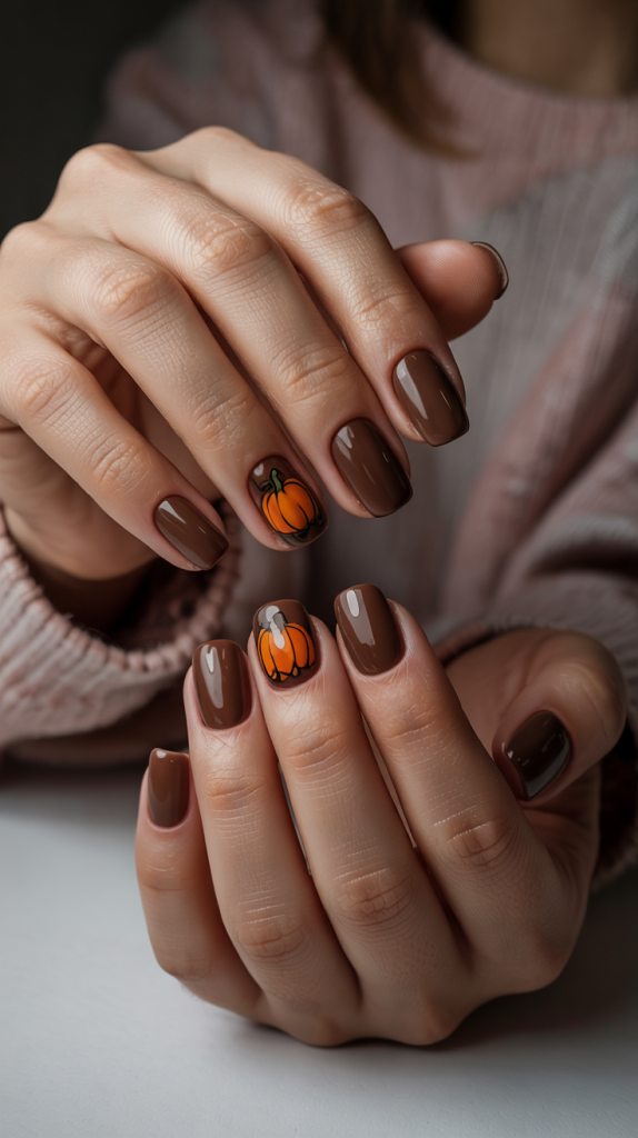 cute Thanksgiving nails 