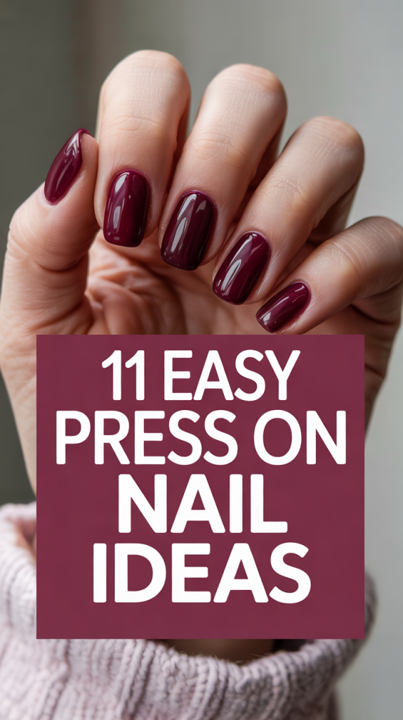 Thanksgiving Nails Easy press on nails short