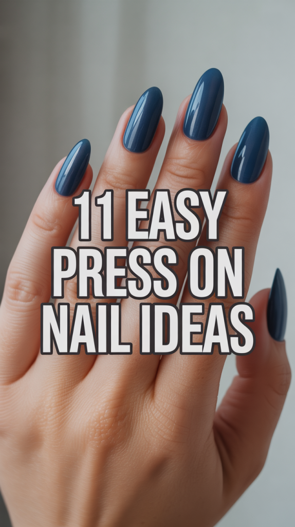 Thanksgiving Nails Easy press on nails simple