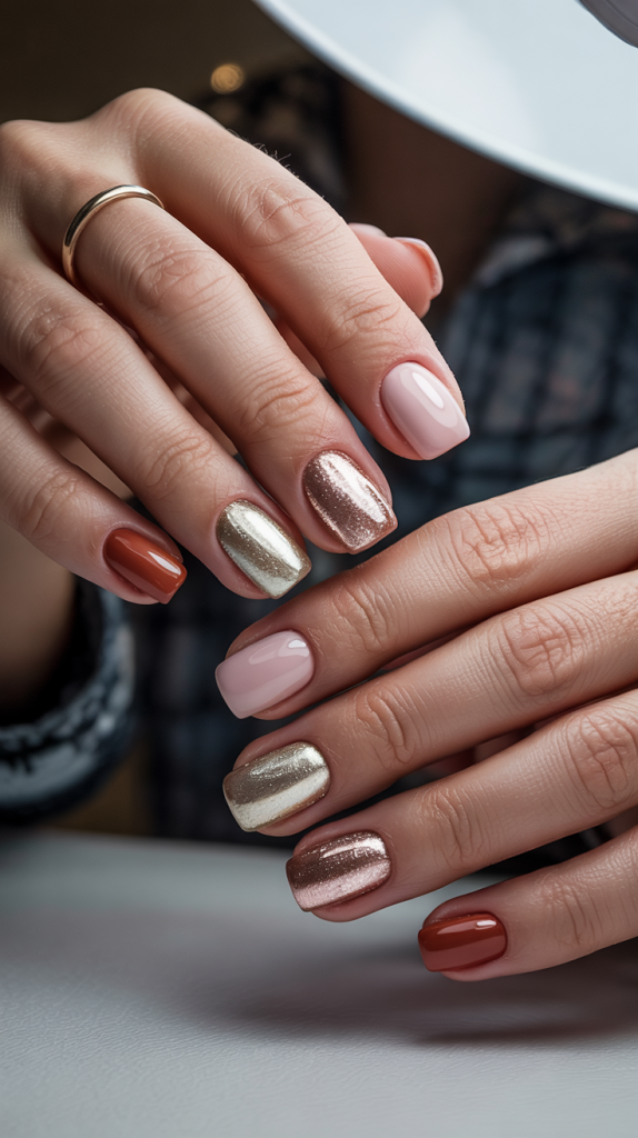 simple November nails