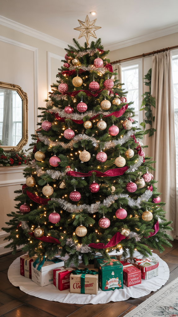 vintage Christmas tree ornaments