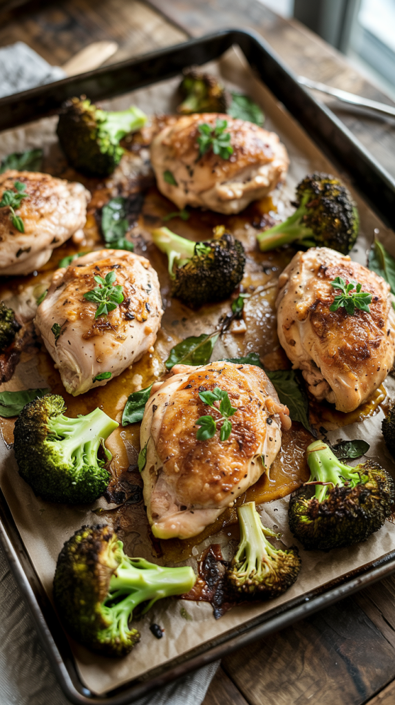 Bright citrus marinade, garlic, and crispy roasted broccoli—easy, healthy, and family-friendly
