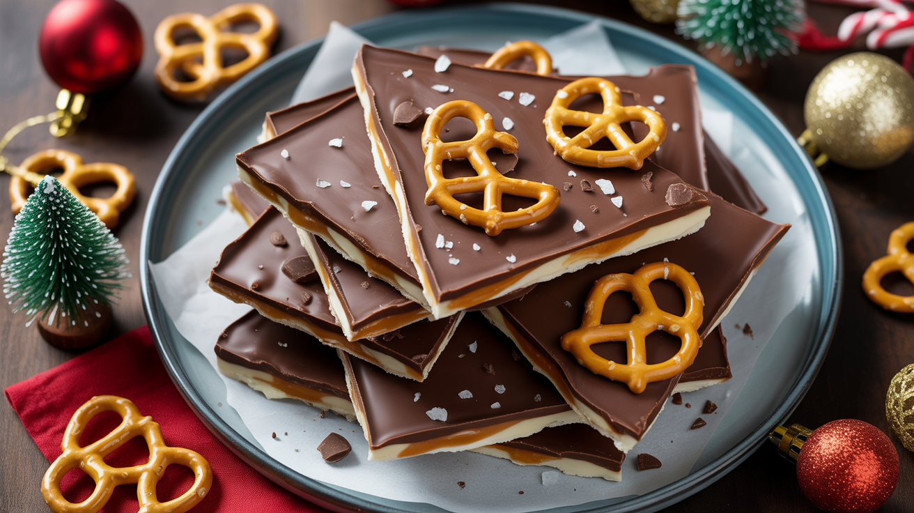 Chocolate Caramel Pretzels