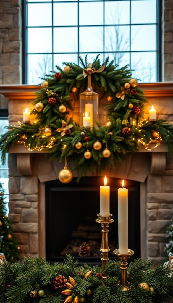 Christmas Mantel Focal Point Christmas Mantel Focal Point