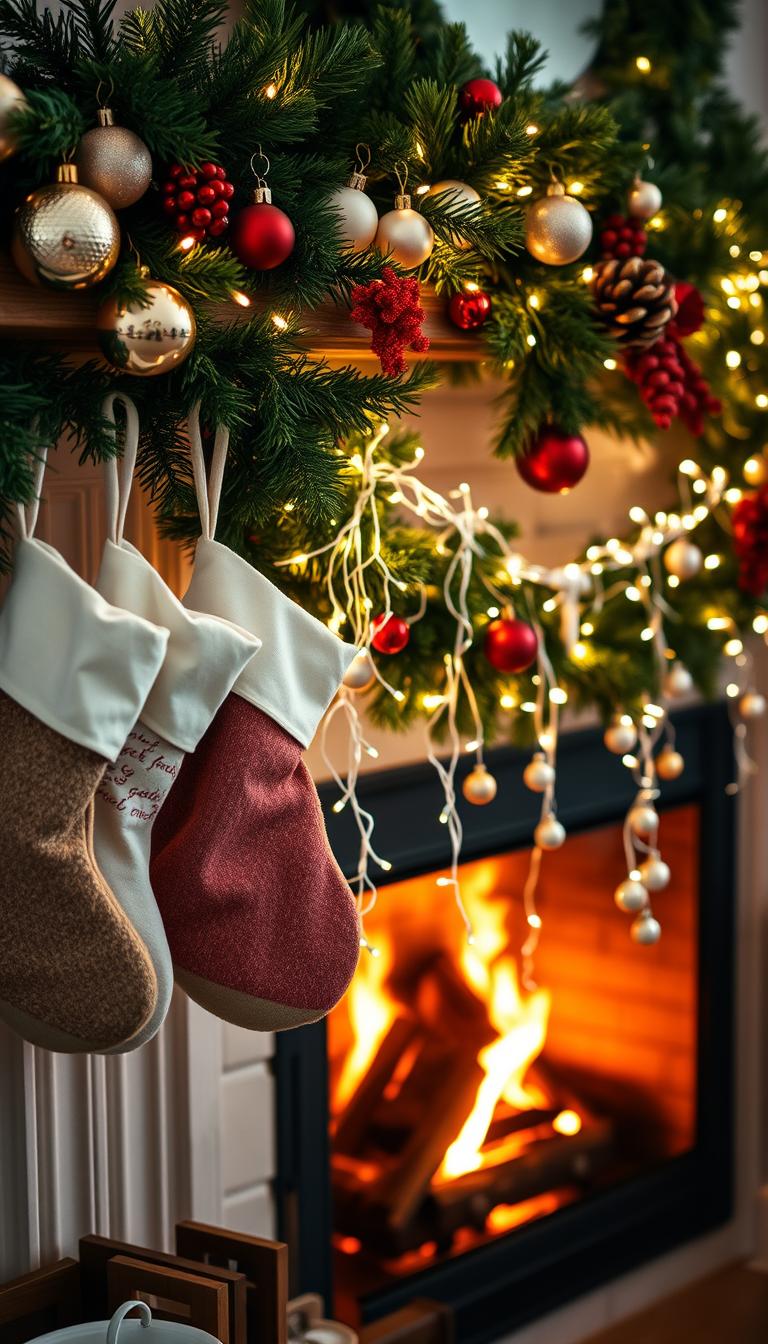 Christmas Mantle Decor