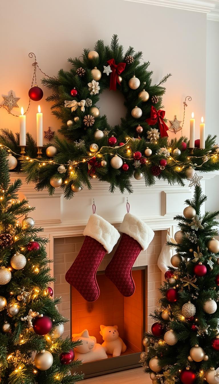 Christmas Mantle Decor