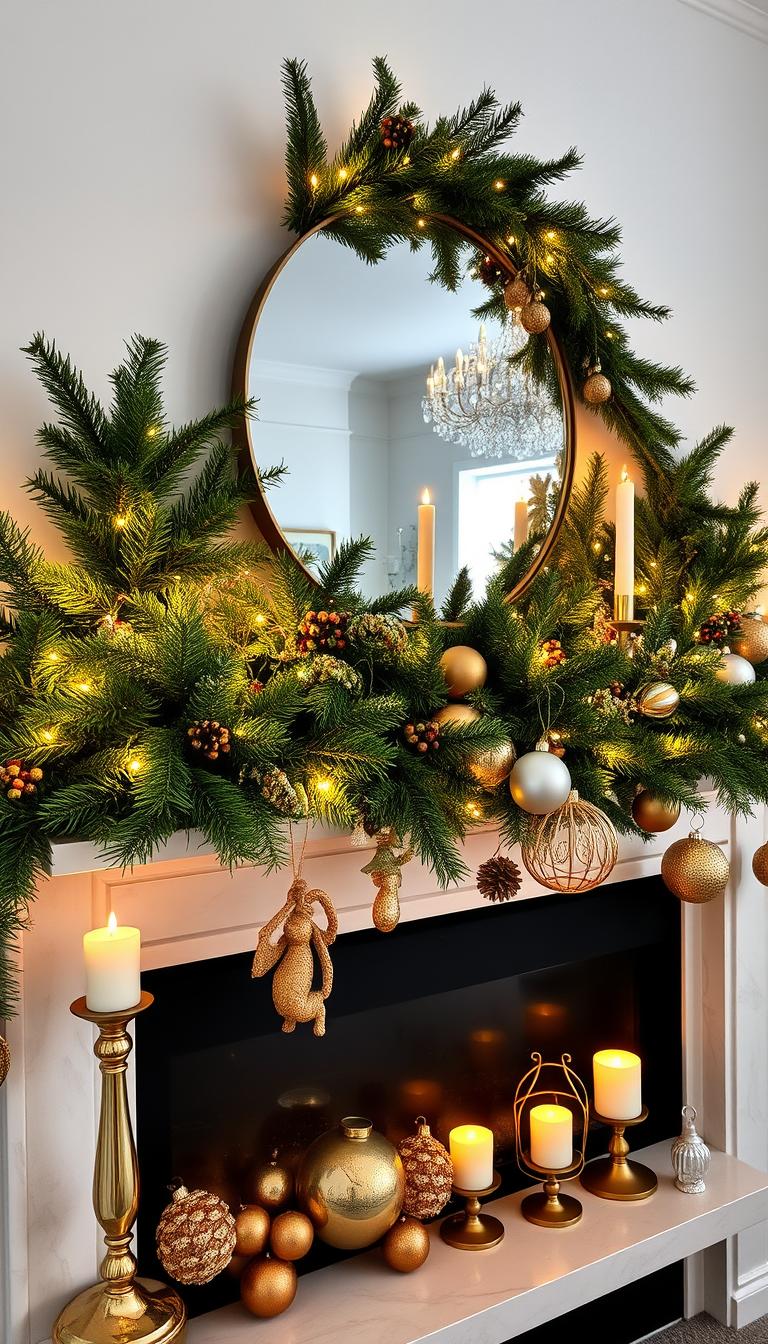 Christmas Mantle Decor 2025