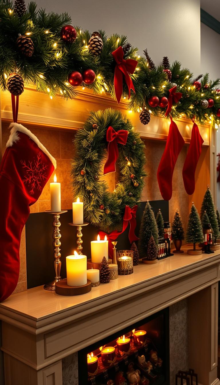 Christmas Mantle Decor