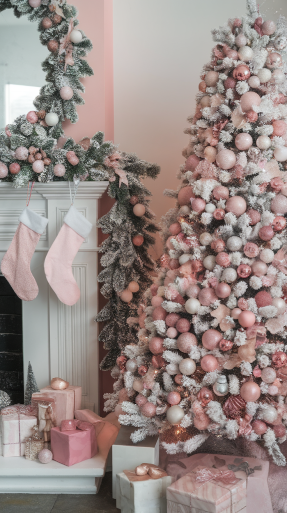 Christmas tree pink