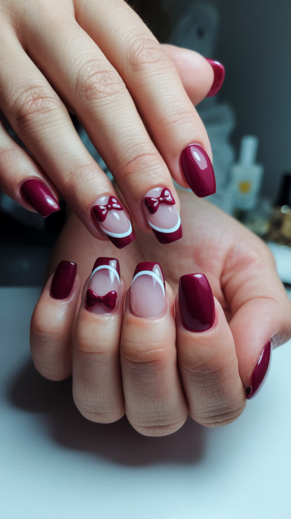 Classy christmas nails simple