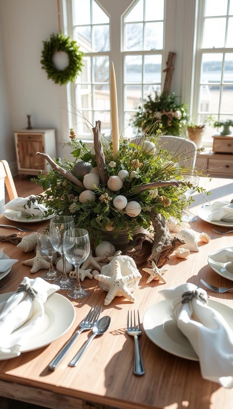 Coastal Thanksgiving Decor