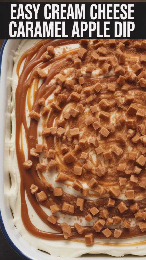 Cream Cheese Caramel Apple Dip