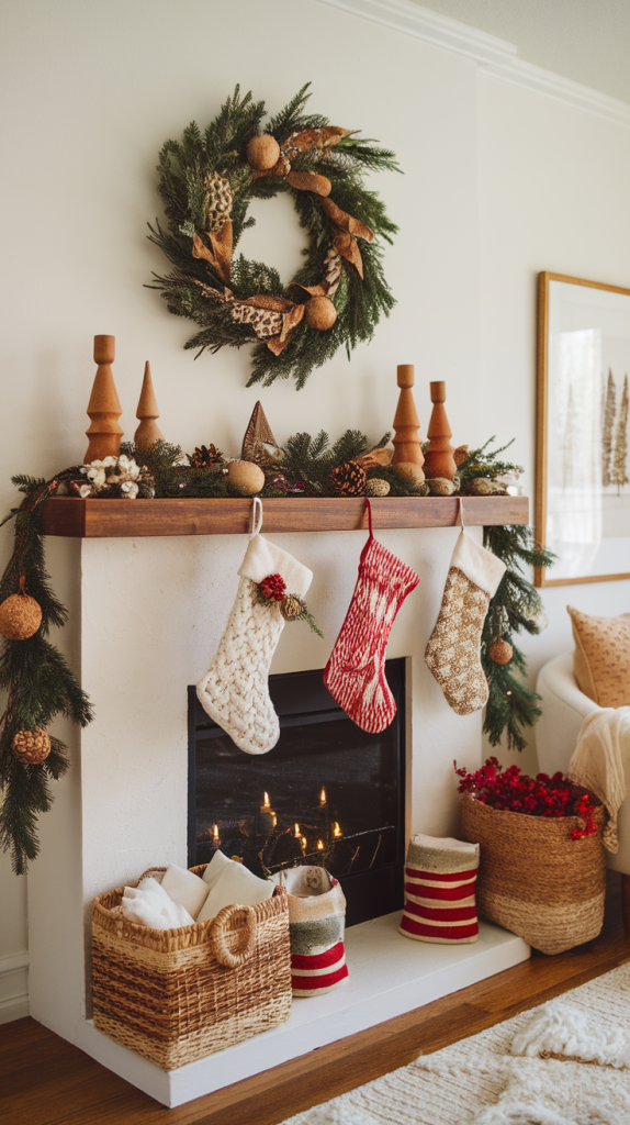 DIY Christmas Mantle DIY Christmas Mantle