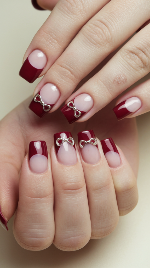 December Acrylic Nails