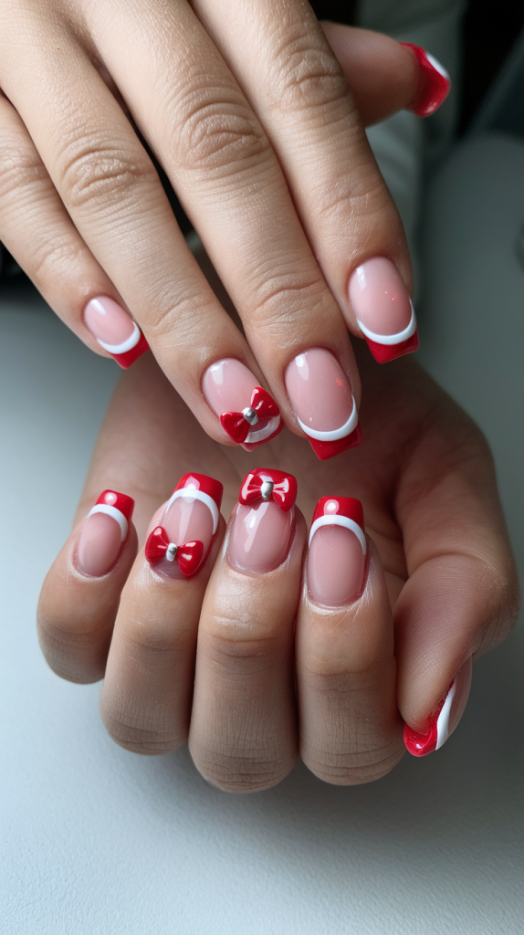 Emerald Green Christmas Nails