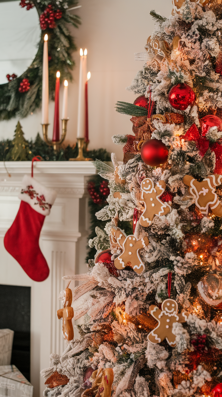 Gingerbread Inspired Christmas Tree
