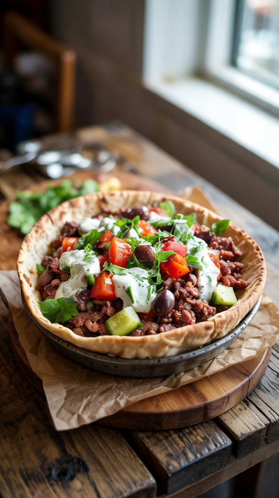 Healthy Ground Beef Recipes for Dinner Greek Ground Beef Pita Bowls Recipe