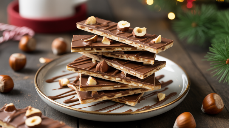 Hazelnut Toffee Bark