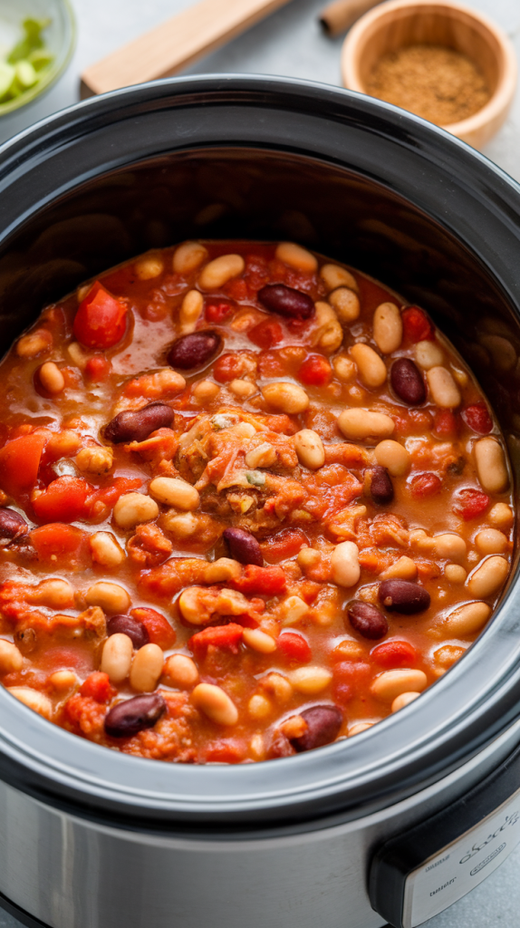 Healthy Crockpot Turkey Chili Recipe