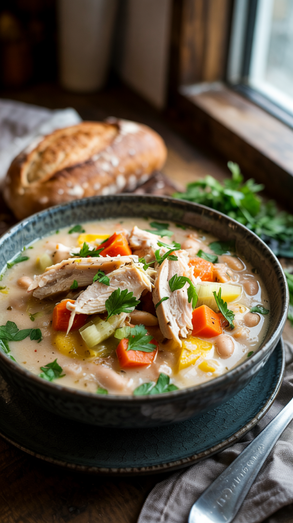 Chicken Dinner Recipes Healthy Lemon Chicken and White Bean Soup Recipe