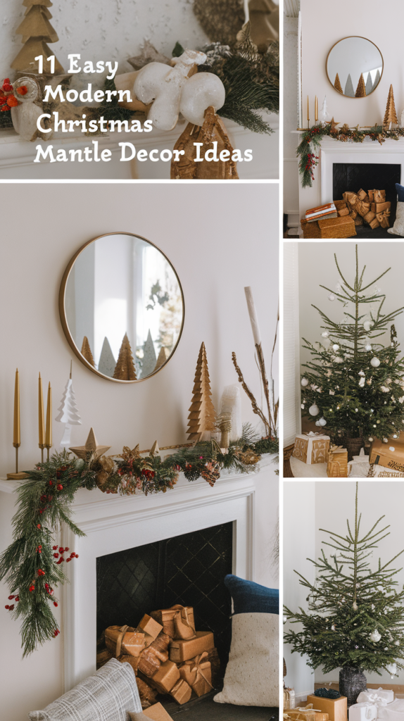 Christmas ideas 2025 trends Mantel Decorations