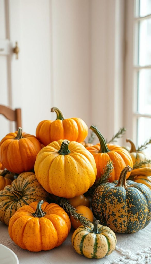 Mediterranean Thanksgiving Mini Pumpkins Decoration Mediterranean Thanksgiving Mini Pumpkins Decoration