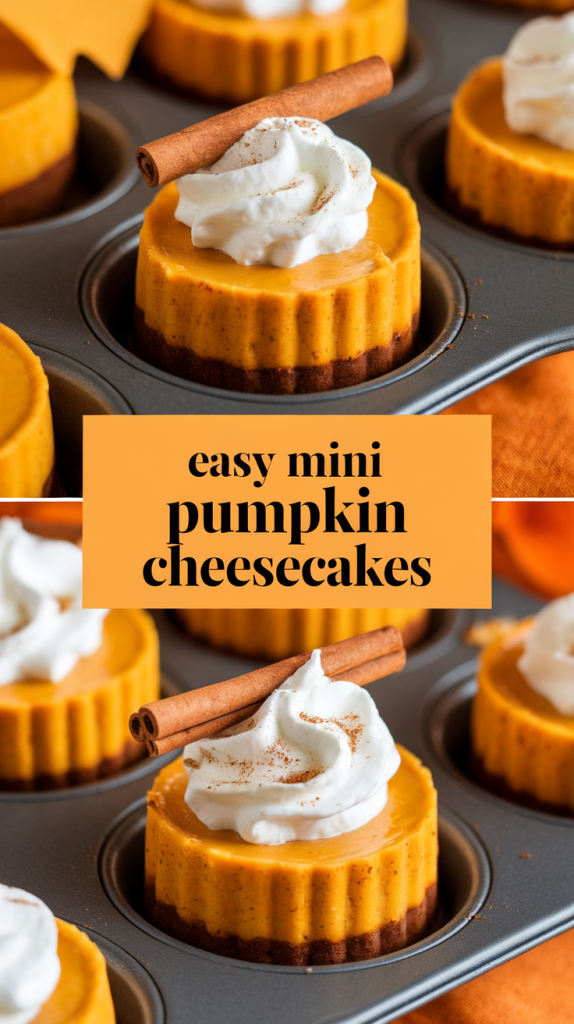 Holiday Desserts Mini Pumpkin Pies In A Muffin Tin