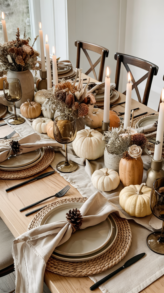 Neutral Thanksgiving Decor