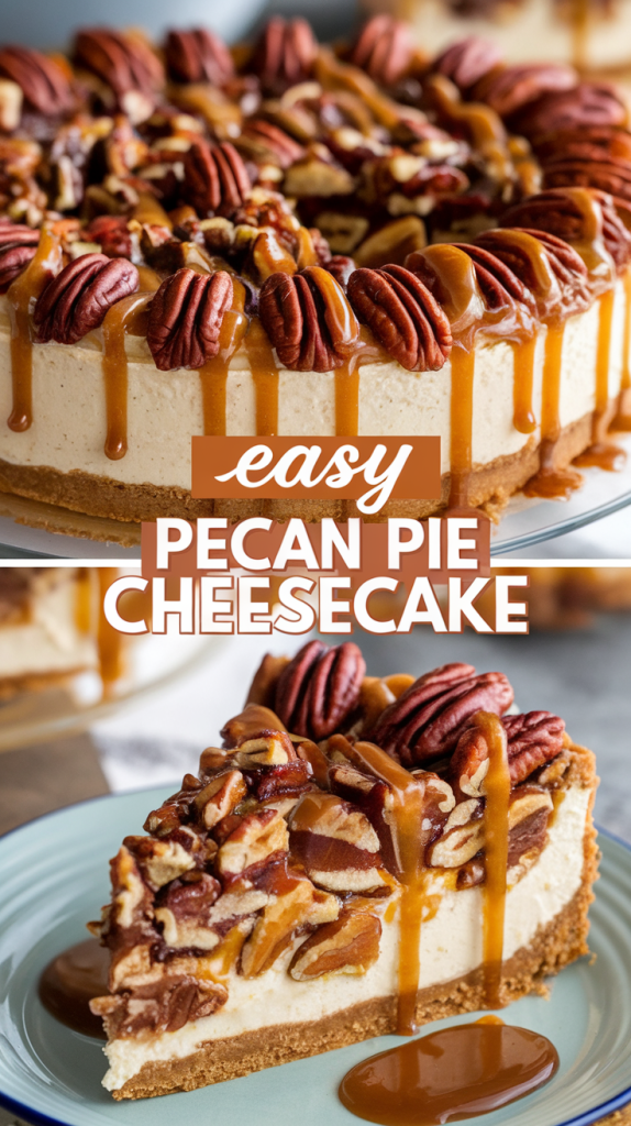 Holiday Desserts Pecan Pie Cheesecake Recipe