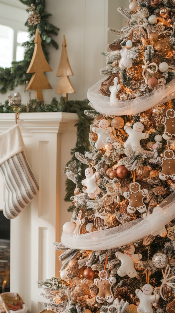 Pink Gingerbread Christmas Tree Pink Gingerbread Christmas Tree