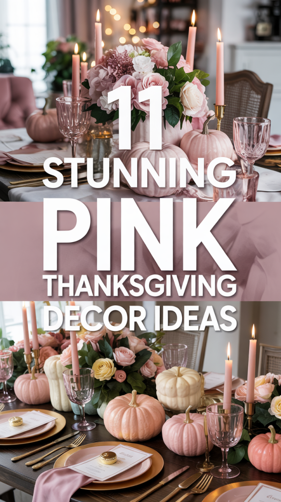Pink Thanksgiving Decorations