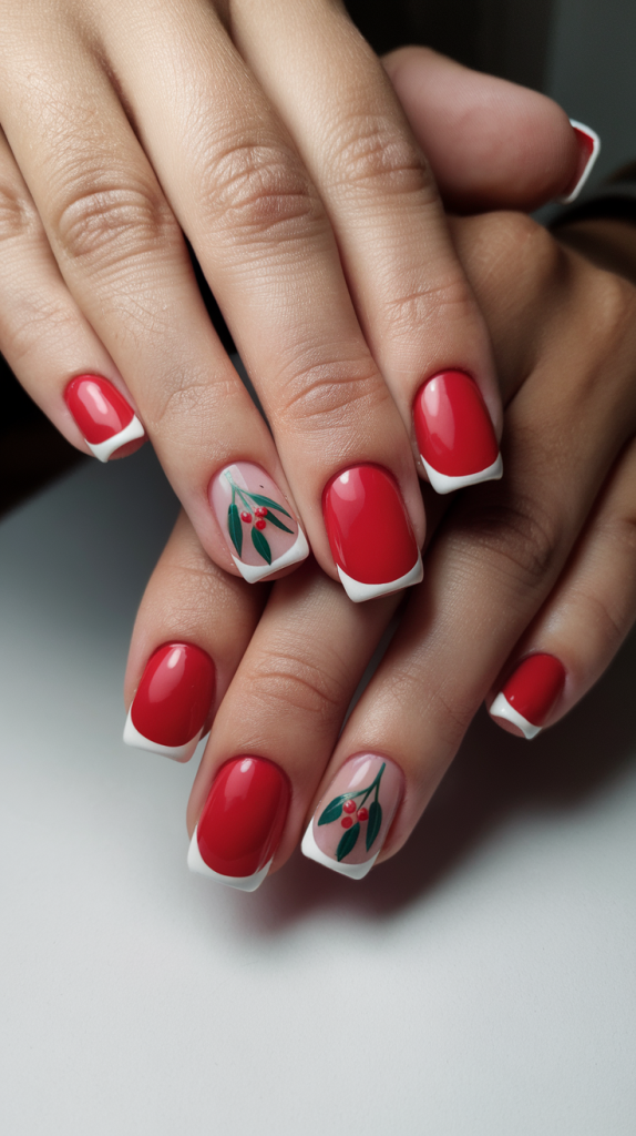 Pretty christmas nails