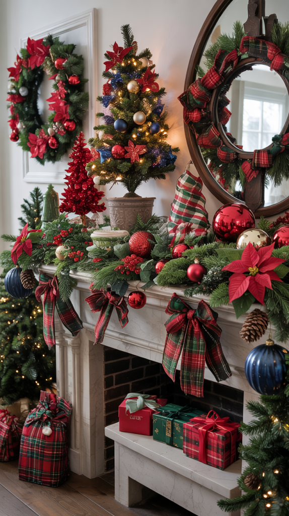 Christmas ideas 2025 trends Ralph Lauren Christmas Mantle Decor