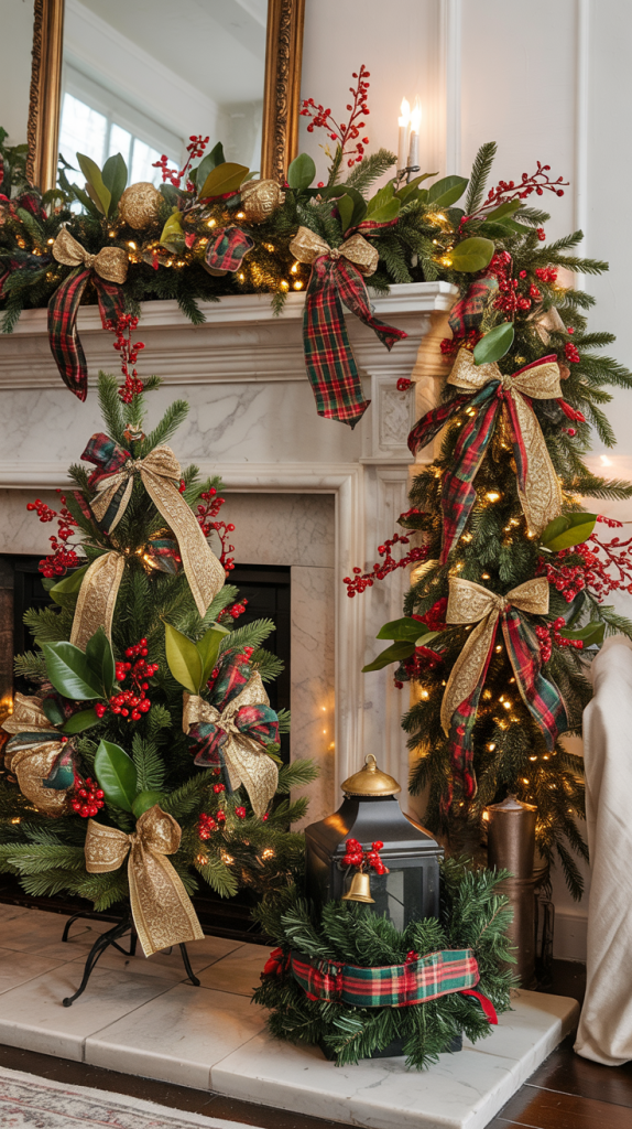 Ralph Lauren Christmas Mantle Decor Ideas