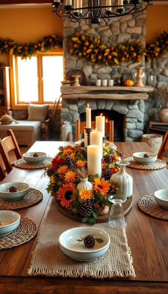 Rustic Thanksgiving Table Decor Rustic Thanksgiving Table Decor