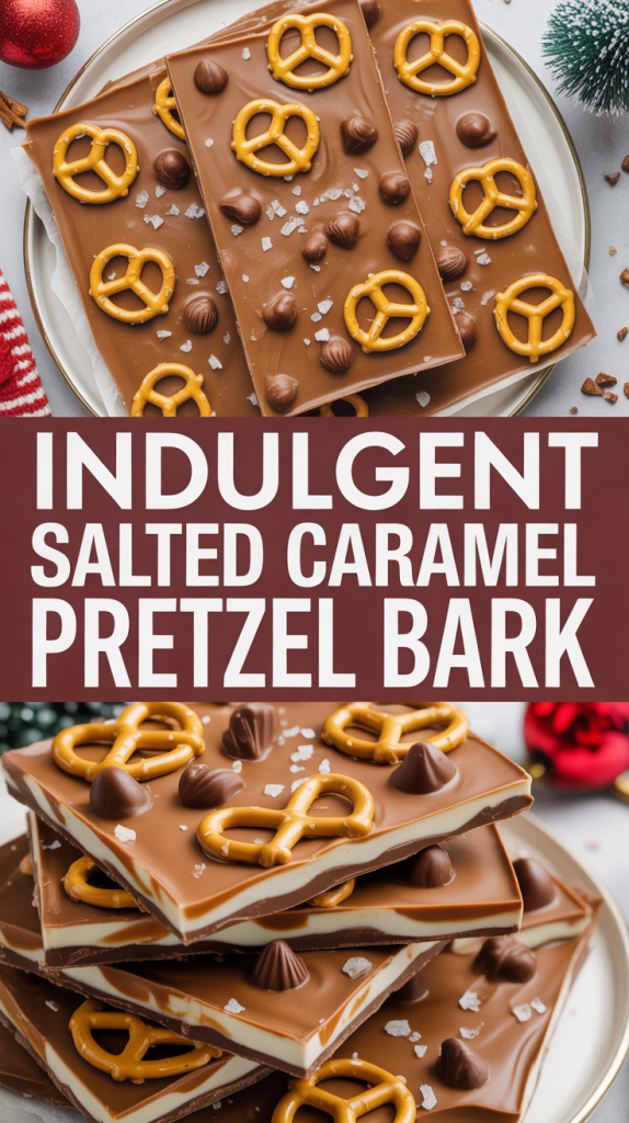 Salted Caramel Pretzel Bark