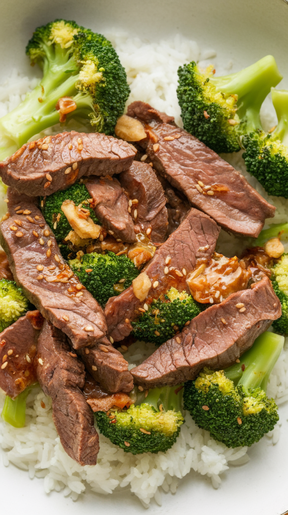 Easy Healthy Dinner Recipes for Two Sesame Ginger Beef and Broccoli Stir-Fry