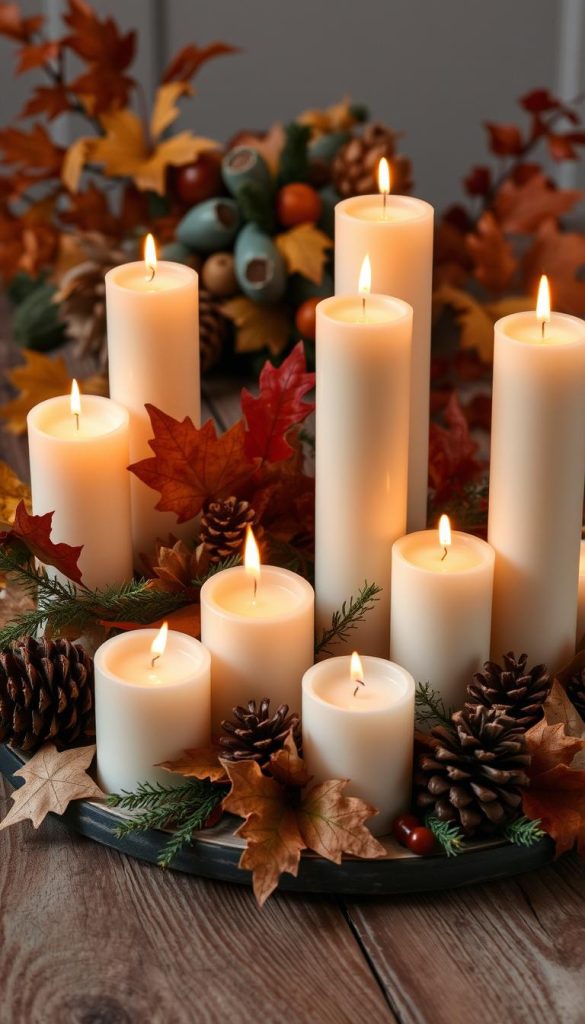 Thanksgiving Candle Centerpiece