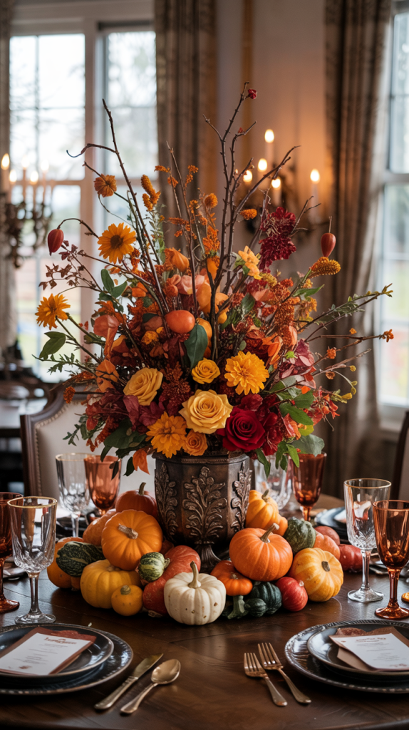 Thanksgiving Decor Thanksgiving Centerpieces DIY Flowers