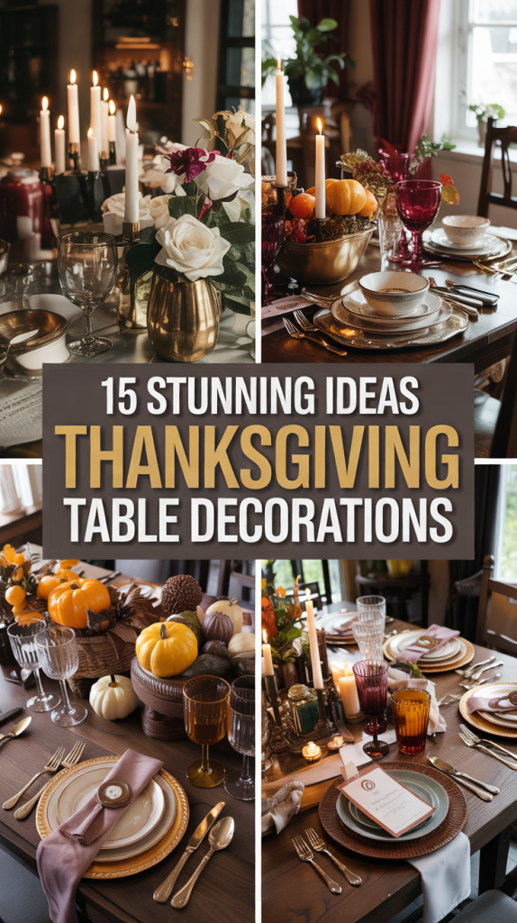 Thanksgiving Table Decorations 2024