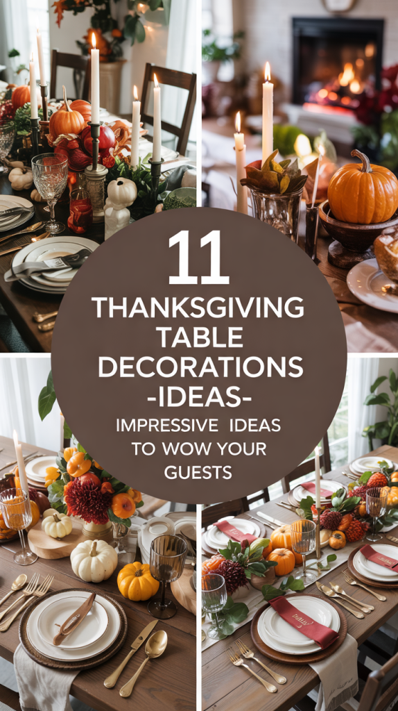 Thanksgiving Table Decorations Ideas