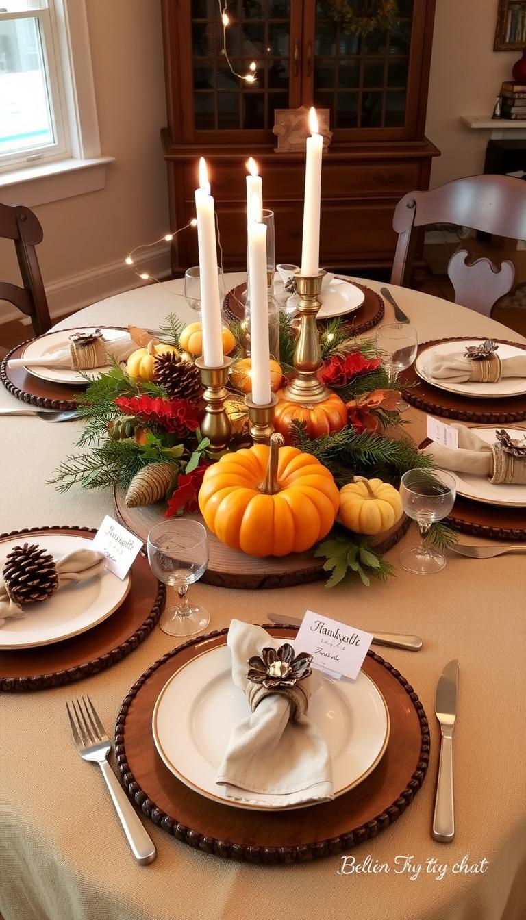 Thanksgiving Table Decorations Ideas DIY