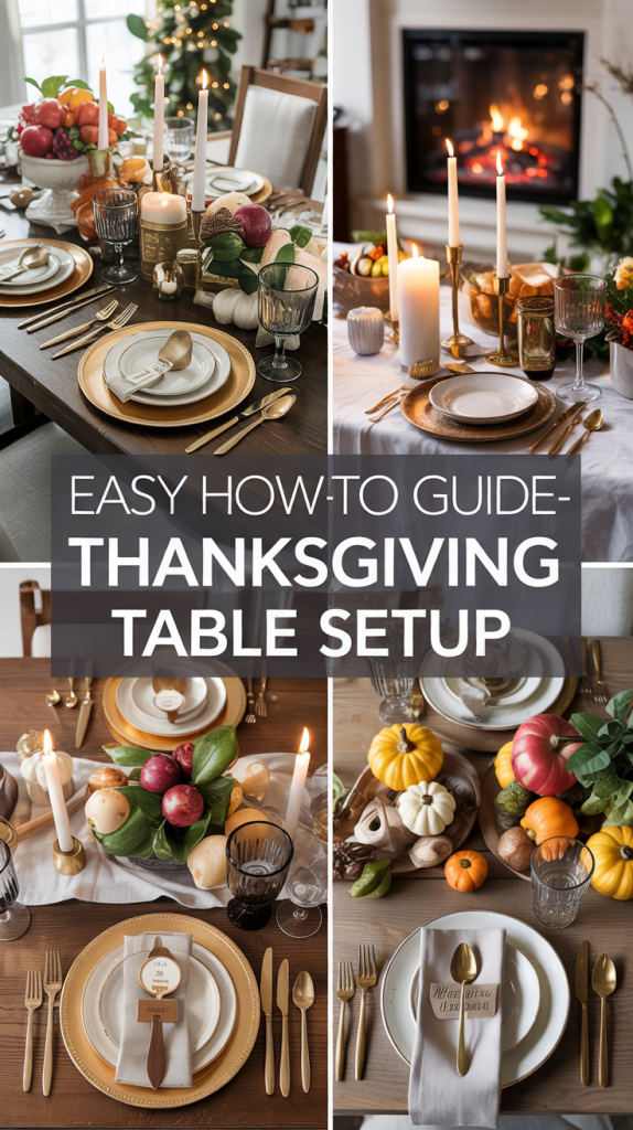 Thanksgiving Table Setup