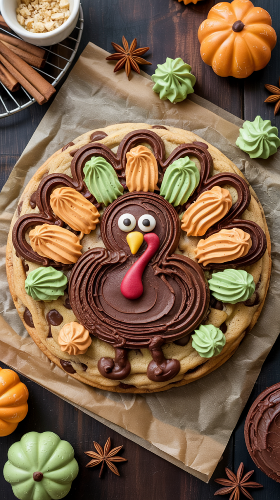 Turkey Cookie Cake
