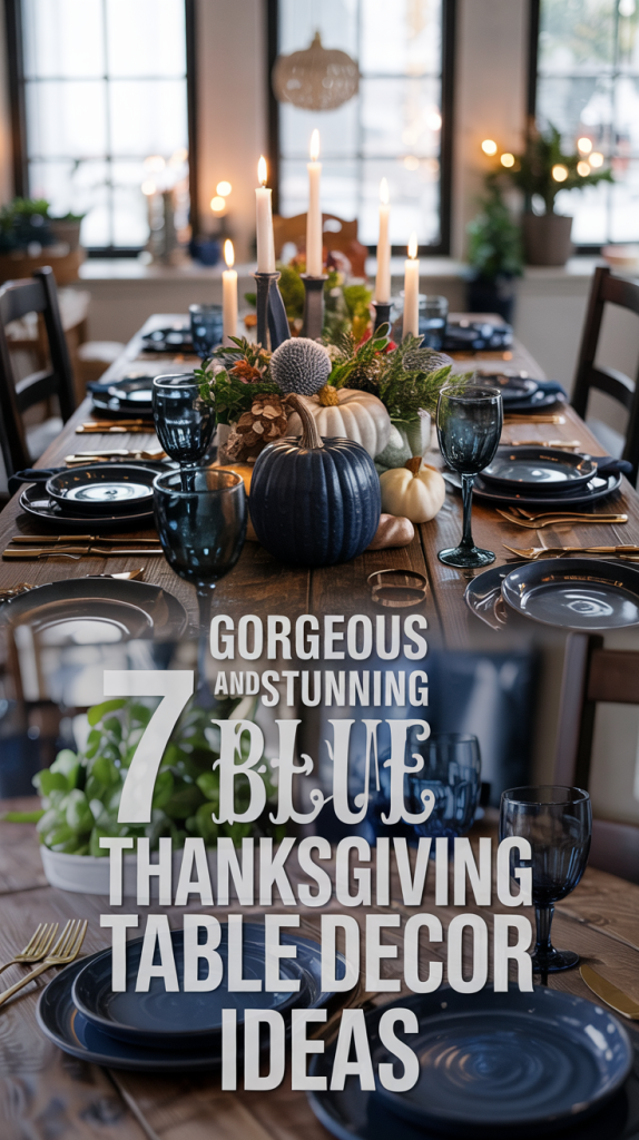 blue thanksgiving table decorations blue thanksgiving table decor modern