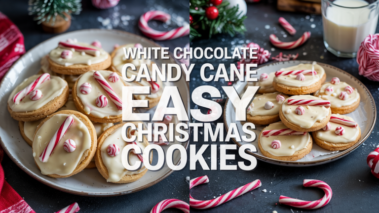 easy decorated christmas cookies candy cane